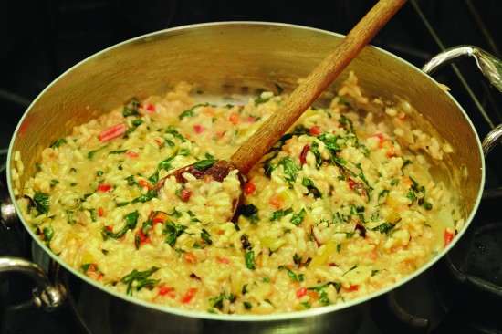 Chard risotto, from the Floriditas cookbook